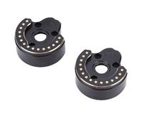 Socobeta Couvercle de Boîtier D'essieu Arrière en Laiton de Remplacement pour Voitures VP F10 RC, Couvercle Différentiel Durable et Esthétique, Lot de 2