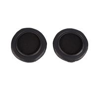 Socobeta Couvercle de l'oreille du Casque, Cuir Protéique et Mousse Douce de 55 Mm de Diamètre Oreillettes de Style Beignet de Style Beignet de pour Remplacement