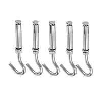 Socobeta Crochet D'extension D'ouverture Robuste en Acier Inoxydable 304, pour Bricolage, 5 Crochets (M12)