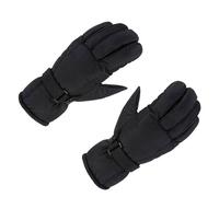 Socobeta de Ski Chauds d'hiver, Imperméables, Antidérapants, pour Snowboard, équitation, Camping, 1 Paire (Noir)