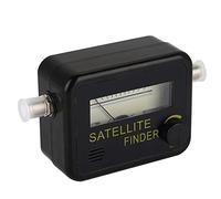 Socobeta Détecteur de Signal Sensible avec écran éclairé Alignement Rapide de la Parabole 13-18 V CC Utilisation Portable la Nuit Mot Noir et Jaune ABS + Métal 4,3 X 2,3 X 1, Cm