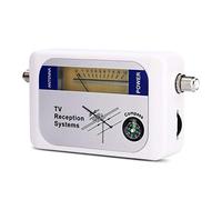 Socobeta Détecteur de Signal TV Antenne Détecteur de Signal -T Détecteur de Force de Signal Détecteur d'antenne TV HD avec Fonction de rétroéclairage pour antenne