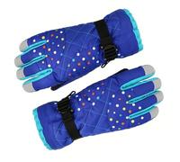 Socobeta d'hiver pour Femmes, de Neige Antidérapants en Polyester éléGants pour Temps Froid, Idéaux pour Le Ski et la Conduite, 10,2x3,1 Pouces, 1 Paire (Bleue)