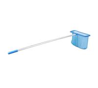 Socobeta Écumoire de Piscine Net, Multifonction Nettoyage Rapide Cadre en Plastique Polaire Long Pool Pool Leaf Skimmer Net Fine Mesh pour Les étangs