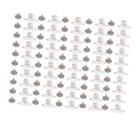 Socobeta Ensemble de Boutons de Pantalon Décoratifs en Métal, Durables pour une Installation Facile, Adaptés à Divers Vêtements, Acier Inoxydable, Argent, Lot de 50, 17 Mm