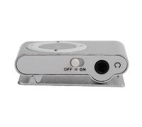 Socobeta Ensemble de Lecteur de Musique MP3, Alliage D'aluminium Léger, Longue Durée de Vie de la Batterie, Lecteur MP3 de Sport pour Adolescents (Argent)