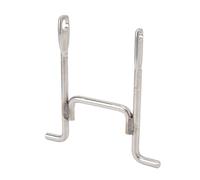 Socobeta Ensemble Récepteur de Bateau, Support D'installation Robuste pour Moteur Hors-bord de 9.9 à en Matériau de Fer Durable