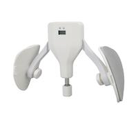 Socobeta Entraîneur de Cuisses à Résistance Réglable, équipement d'exercice de Force Intérieure de Cuisse pour Gymnastique à Domicile, Léger PP EVA 10-35kg (Blanc)
