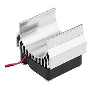 Socobeta Équipement de Chaleur à Chaleur électrique RC électrique Portable avec Ventilateur de Refroidissement Durable pour le Moteur à Télécommande à l'échelle 540/550 / 3650 (Argent)