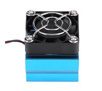 Socobeta Équipement de Chaleur à Chaleur électrique RC électrique Portable avec Ventilateur de Refroidissement Durable pour le Moteur à Télécommande à l'échelle 540/550 / 3650 (Bleu)