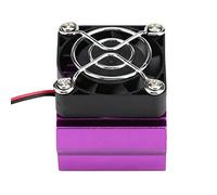 Socobeta Équipement de Chaleur à Chaleur électrique RC électrique Portable avec Ventilateur de Refroidissement Durable pour le Moteur à Télécommande à l'échelle 540/550 / 3650 (Violet)