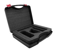 Socobeta Étui Rigide Satellite Résistant à l'eau pour Accessoires de Voyage Compacts avec Béquille pour Aventure de Camping en Plein Air