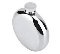 Socobeta Flacon à Vin Rond en Acier Inoxydable de 5oz, Conception Durable