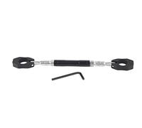 Socobeta Guidon croisé D'équilibre Universel Réglable en Alliage D'aluminium pour Moto, Barre de Levier Renforcée pour Contrôle et Confort Améliorés (Noir)
