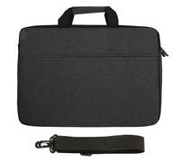 Socobeta Housse pour Ordinateur Portable 15,6 Pouces, Sacoche en Polyester pour Ordinateur Portable, Sac de Protection pour avec Sangle Durable pour Voyage D'affaires (Noire)