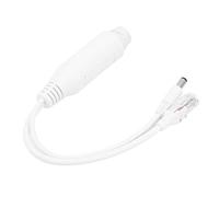 Socobeta Injecteur de séparateur POE séparateur POE étanche 48 V à 12 V Adaptateur POE pour caméra IP à Usage intérieur extérieur avec Kit de Couverture étanche à la Pluie