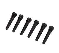 Socobeta Jeu de Broches de Guitare, Solutions de Pont en ébène Léger | S\'adapte à diverses guitares acoustiques, améliore la clarté tonale, rapide et facile à remplacer, construction robuste