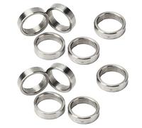 Socobeta Jeu D'entretoises Compactes en Acier Inoxydable avec un Diamètre Intérieur de 12 Mm et un Diamètre Extérieur de 15 Mm, 10 Rondelles pour Créer un Espace entre les Composants, Installation