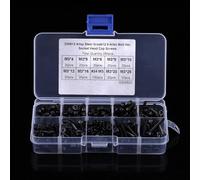 Socobeta Kit D'assortiment de Fixations de Machine Métrique avec Boulon à Douille Hexagonale et écrou Hexagonal, 280 Pièces/boîte, Acier allié de qualité 12.9 pour équipement de Communication,