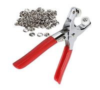 Socobeta Kit de Boutons-Pression en Acier Inoxydable avec Pince à Pression, Ensemble de 108 Boutons à Griffes pour Projets de Couture et de Tissus