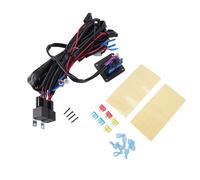 Socobeta Kit de Faisceau de Câblage de Barre Lumineuse LED, Construction Durable 16AWG, Commande Marche/arrêt pour Voitures, Vtt, Bateaux, Interrupteurs à 2 Gangs