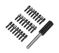 Socobeta Kit de Vis de Moyeu de Roue RC M3 pour des Performances Robustes avec Tournevis pour Véhicules sur Chenilles à échelle 1/8 1/10 24 Pièces