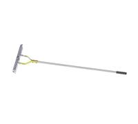 Socobeta Le Râteau à Chaume Large en Acier Inoxydable élimine Efficacement l'herbe Morte pour des Jardins Sains 15 Pouces pour Les Amateurs de Jardinage