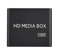 Socobeta Lecteur multimédia High Definition Media Player Full HD Mini Box Media Player Media Player Box(Prise UE)