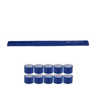 Socobeta Lot de 10 Bandes Réfléchissantes Réfléchissantes pour Vêtements, Sport, équitation (Bleu)