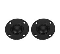 Socobeta Lot de 2 haut-parleurs aigus Hifi 30 W 6Ω Film de soie Tweeter dôme Gamme complète