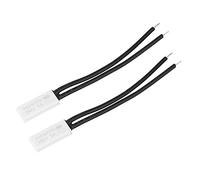 Socobeta Lot de 2 Interrupteurs de Contrôle de Température Normalement Fermés KSD9700 avec Sonde en Plastique à Réponse Rapide pour le Contrôle de la Température, Protection Thermique (110℃)