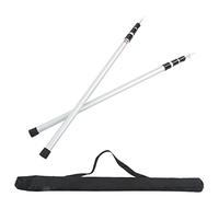 Socobeta Lot de 2 Piquets de Tente Télescopiques en Alliage D'aluminium 7075 Réglables avec Sac de Rangement pour Randonnée, Randonnée, Auvent, Camping en Plein Air