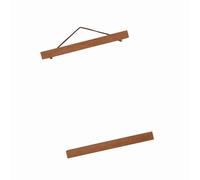 Socobeta Lot de 4 Cintres pour Affiches en Sciure de Bois avec Aimants Puissants, Cadre Photo écologique pour Impressions, Accessoires de Décoration Idéaux pour la Maison (21 cm)