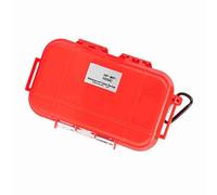 Socobeta Mallette de rangement étanche, résistante aux chocs, boîte hermétique pour activités de plein air, conception ABS durable, convient aux outils EDC et plus encore, rouge x, Décontracté