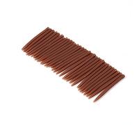 Socobeta Manchons Anti-emmêlement pour Plates-Formes de Pêche à la Carpe, 51mm, pour Aligner Les Maillons de Crochet sur Les émerillons à Changement Rapide, 30 Pièces (Brun)