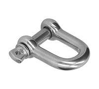 Socobeta Manille d'ancrage à Anneau en D Résistante à la Corrosion, Haute Résistance à la Charge pour la Métallurgie, 1 Pièce (10 piècesM8)