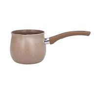 Socobeta Marmite de 10cm, Petite Marmite à thé en Alliage D'aluminium Antiadhésive, Poêle à Lait pour Chauffer le café, le Lait, le Chocolat, le Beurre et les Aliments (Café)