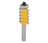 Socobeta Mèche de toupie multi-perles Fraise latérale multi-dents Fraisage du bois 8mm x 30mm Carbure 1 flute