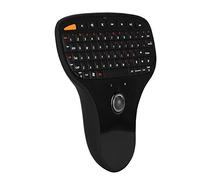 Socobeta Mini Clavier Sans Fil 2.4G Ultra-léger Avec Boule de Commande pour TV et Ordinateur