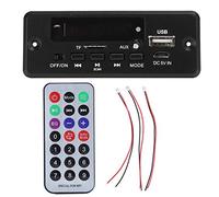 Socobeta Module de Lecteur d'amplificateur d'affichage numérique de Carte de décodeur Bluetooth pour Le Support MP3 Noir