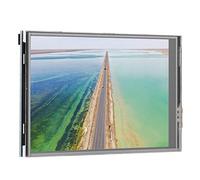 Socobeta Moniteur RPi Display 3.5inch Version améliorée Moniteur Tactile résistif Compatibilité étendue HD avec écran Tactile résistif Compatible avec Pi 4B / 3B + / 3B / 2B