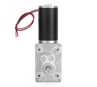Socobeta Moteur à Engrenages électriques, Moteur à Engrenages à Vis sans Fin Réversible Durable pour Ouvre-fenêtre, 12 V (12 V, 20 tr/min)