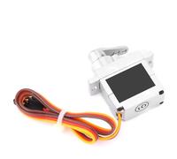 Socobeta Moteur de Direction Servo en Métal argenté Durable pour Camion RC WPL B1 B14 B16 B24 C14 C24 B36, Couple de 6 Kg/cm, Moteur de Direction 0,07 Sec/60 °, adapté pour MN D90 D91, Pièce de