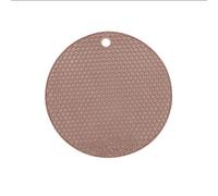 Socobeta Napperon Rond en Caoutchouc Empêchant Le Glissement, Coussin Isolant de Table Résistant à la Chaleur pour Tasses, Bols [Restaurant, fête] (17,5 cm【Grand】)