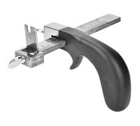 Socobeta Outil de Coupe de Sangle en Cuir avec Poignée en Aluminium, Accessoire Professionnel D'artisanat du Cuir pour Ceintures et Projets de Bricolage