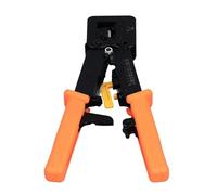 Socobeta Outil de Sertissage RJ45, Acier Robuste et Durable (Orange)