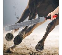 Socobeta Outil Professionnel de Râpe à Sabot de Cheval, Matériau en Acier à Haute Teneur en Carbone, Outil de Maréchal-ferrant Double Face, Idéal pour Les Experts en Toilettage de Chevaux