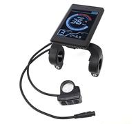 Socobeta Panneau D'affichage LCD pour Vélo électrique, avec écran Couleur et Indicateur de Niveau de Batterie, pour Une Conduite en Toute sécurité, 24V 36V 48V 60V