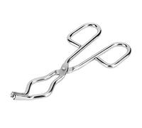 Socobeta Pinces de Laboratoire en Acier Inoxydable de Plusieurs Tailles, Pince de Support de Bécher de Pince de Creuset pour L'expérience Industrielle et Scientifique (200mm)