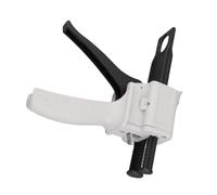 Socobeta Pistolet à Colle AB Léger et Durable, Outil Adhésif 1:1 et 2: pour une Utilisation Facile, 50 Ml, Applicable pour les Amateurs de Bricolage, Noir et Gris